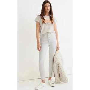 Madewell 10"‎ High-Rise Skinny Crop Jeans Size 30